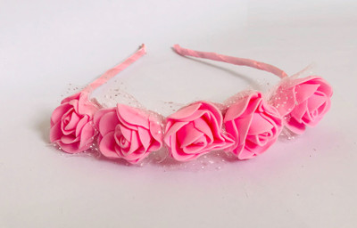 GadinFashion ™ Fabric Hairband /Headband for Girls and Women (Pink) Hair Band(Pink)