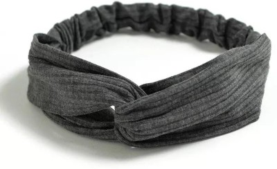 Vogue Hair Accessories Fabric Knot Head Band(Grey)
