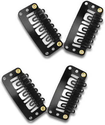 Growth Secure & Easy-to-Use Hair Wig Fix Clips (Pack of VI ) Hair Accessory Set(Black)