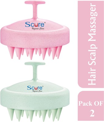 Scure Scalp Massager Brush – Deep Cleanse & Stimulate Hair Growth