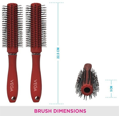 VEGA Round Brush - E11-RB Pack of 3