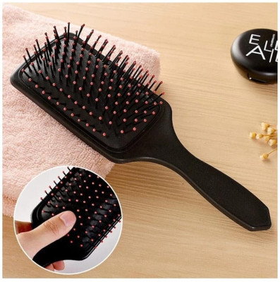 GLOW FIRST Professional unisex Big Paddle Rectangular Cushion Brush for Men & Women