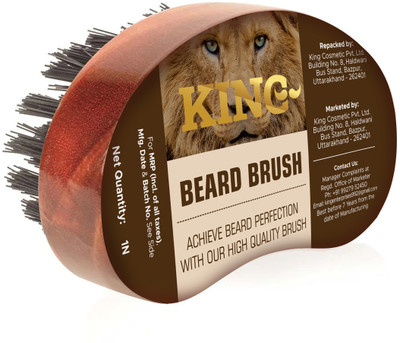 king Pocket Size Beard Straightener brush help shape and set your beard for a stylish