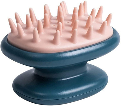 Nathgra Scalp Massager Shampoo Brush, Dandruff Removal, Dark Blue