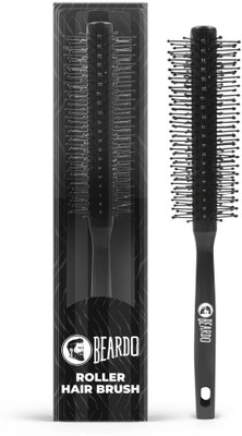 BEARDO Roller Volumizer Hair Brush for Smoothing & Volumizing| Mini Paddle Comb for Men