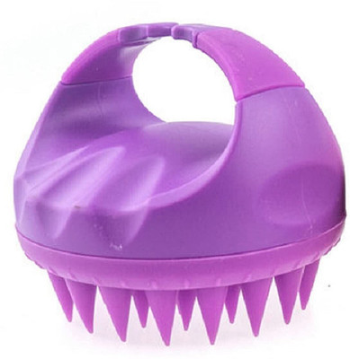 VONITY Hair Scalp Massager Shampoo Brush,Scalp Shampoo Brush with Soft Silicon Brush Head - PURPLE