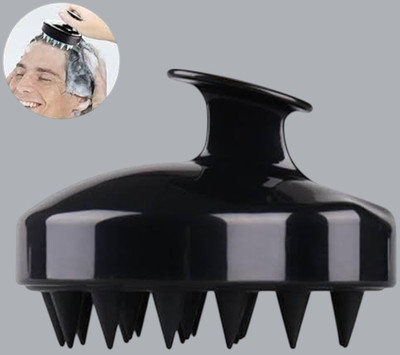 nourish nest Hair Scalp Massager Shampoo Brush With Soft Silicone Bristles