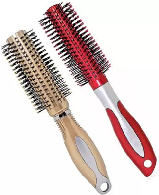 APPARA Hair Roller Brush with soft Bristles For Boy and Girls -Pack of 2