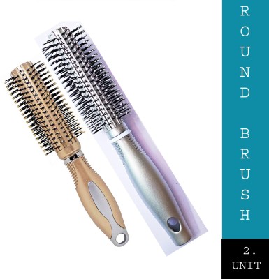 ESD Combo Hair Round Rolling Curling Comb Brush for Women and Men