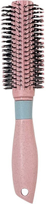 YCM Classy Round Rolling and Curling Hair Salon Comb with Soft Bristles
