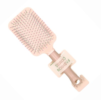 KitchEase Detangling Paddle Cushion Hair Brush for Curly, Straight, Wet, Dry Hair - Pink