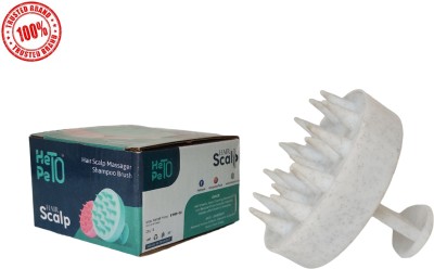 Hetopeto Hair Brush Scalp Massager Pack of 1 (White)