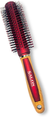 revains Revain's Round Hair Brush for Styling, Blow Drying & Volumizing – Red & Gold