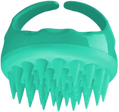 Maroosh Hair Scalp Massager Shampoo Brush with Soft Silicone Anti Dandruff (MULTICOLOR)