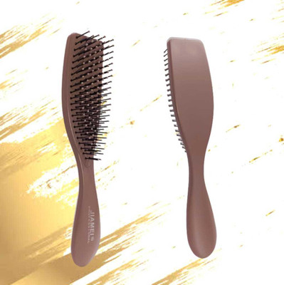 Trendy HIGH QUALITY PROFESSIONAL ROUND TIP BRISTEL PADDLE HAIR BRUSH_ (RANDOM COLOR)_