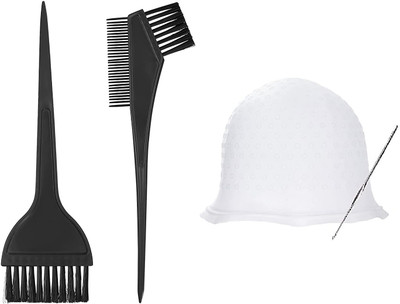 AKADO Professional Reusable Hair Coloring Highlighting Cap & Brush