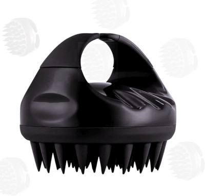 MRH Paxivo Paxivo hair scalp massager shampoo brush head massage (Pack Of 1, Black)