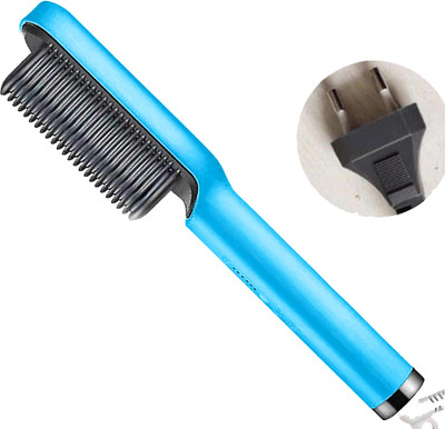 Crostal Advanced hair straightener brush for men and women with magnetic plate