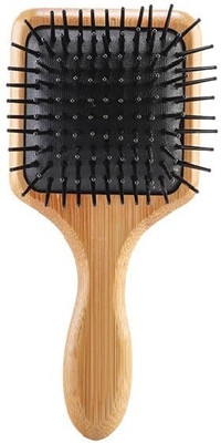 Beaute Secrets Wooden Paddle Hair Brush, Wooden scalp massager for hair growth