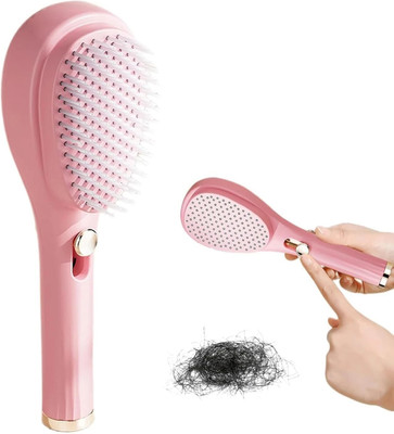 DENFY Self-Cleaning Anti-Static Massage Comb