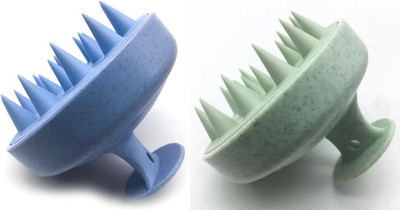 S S Enterprises Hair Head Soft Silicone Scrubber Brush For Shampoo To Reduce Dandruff