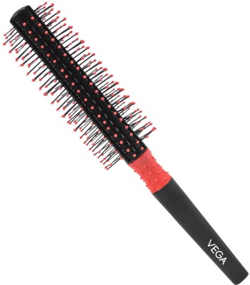 VEGA Round Hair Brush (India's No.1 Hair Brush Brand), Color May Vary (R2-RBB)