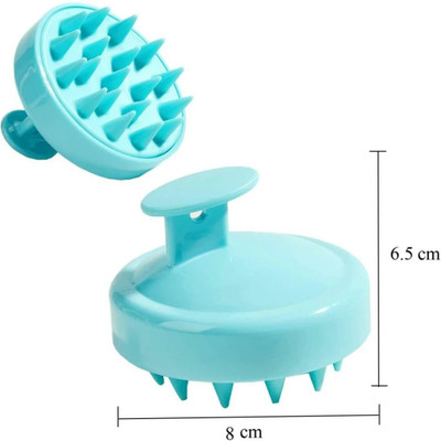 Gamvi Long and Soft Silicon Bristles Hair Scalp Massager Shampoo