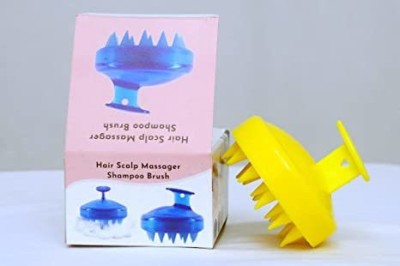 SAFARTRADERS Hair Scalp Massager Exfoliator Shampoo Brush with Soft Silicone Bristles