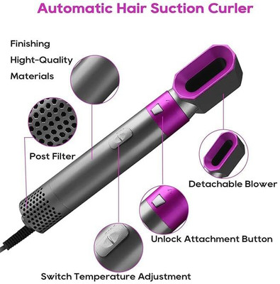 Bholu rotating hot air brush with multiple settings