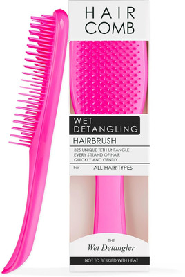 Egab Ultimate Detangling Hair Brush Comb for Women & Men (Red)