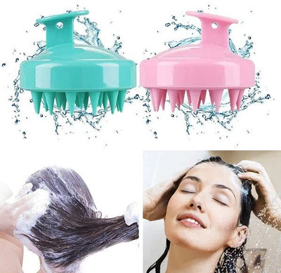Be Body Wise Hair Scalp Head Shampoo Brush/ Scrubber | Exfoliates & Stimulates Scalp
