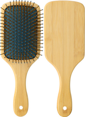 Egab Nylon Bristles Bamboo Hair Brush for Hair Growth (Teal)