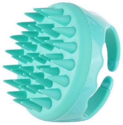 Etszaz Hair Brush with Long & Flexible Silicone Bristles for Scalp Scrub