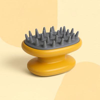 HomeHunt Hair Scalp Massager Shampoo Brush – Soft Silicone Bristles for Deep Cleaning