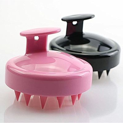 UBETY Hair Scalp Massager Shampoo Brush Soft Silicone Bristles Care For The Scalp
