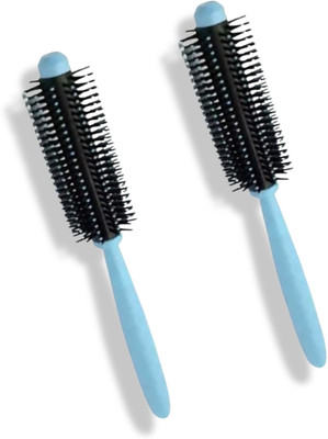 MICLAC Professional round comb for men,Brush Soft round comb for kids 2PCS,Multicolor