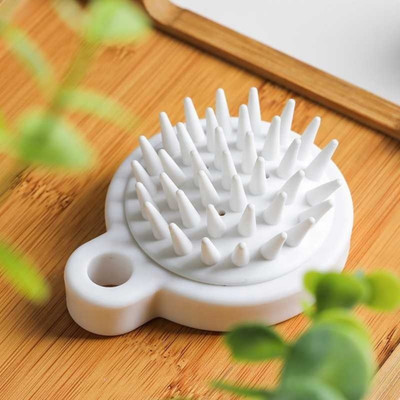 JM SELLER Hair Scalp Massager Shampoo Brush with Soft Silicone Bristles