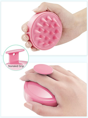 DXDT Scalp Massager,Shampoo Brush, scalp Scrubber With Soft Silicon Bristles