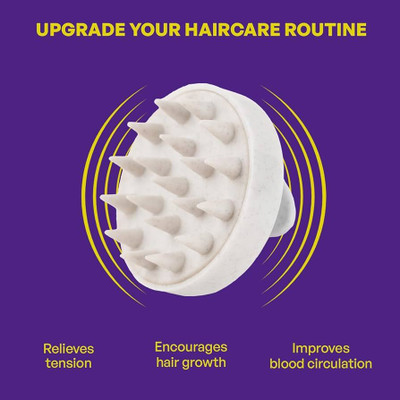 krurotza Scalp Massager,Shampoo Brush, scalp Scrubber With Soft Silicon Bristles