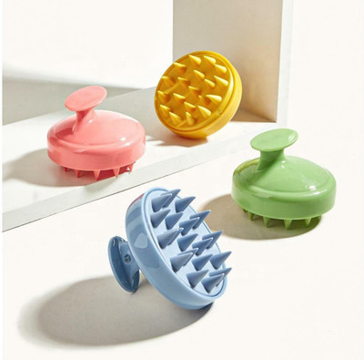 The brightner Hair Scalp Massager Shampoo Brush with Soft Silicone Bristles Shower