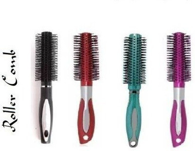 VOUGH Round Rolling Curling Comb/ Styling Hair Bursh Pack of 4