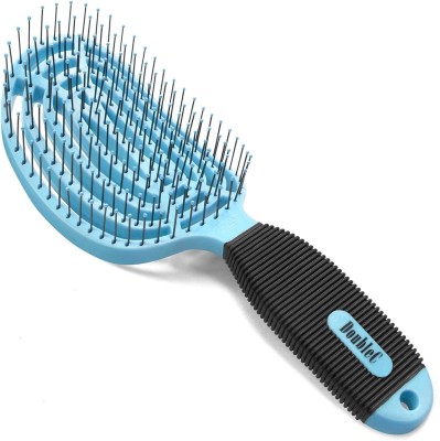 NUWAY Double C U.S Patented Double Curved Hairbrush, Detangling Brush Safe Hair Dryer