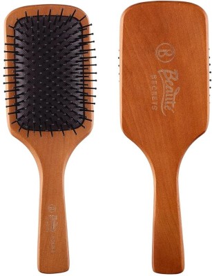 Beaute Secrets Essentials Large Long Detangling Hair Brush, Paddle Brush for Thick, Curly, Thin