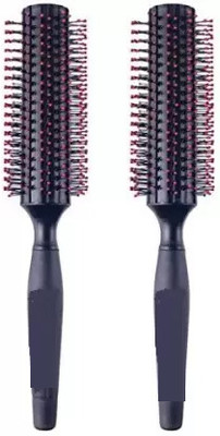 Tgytryrf Premium Hair Styling Round Roller Comb ( Pack of 2 )