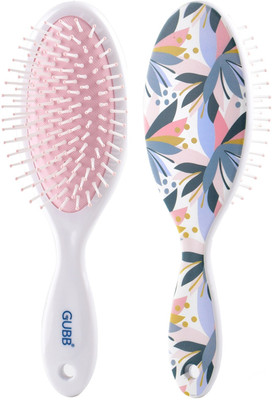 GUBB Tropical Bloom Oval Hair Brush for Men & Women For Everyday Grooming