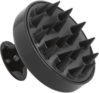 Follica Hair Scalp Massager Brush Silicone Shampoo Comb for Relaxation & Healthy Growth