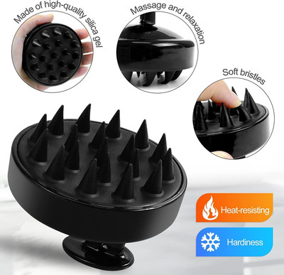 PIXEL ENTERPRISE Scalp Massager Shampoo Brush - Eco-friendly with Soft Silicon