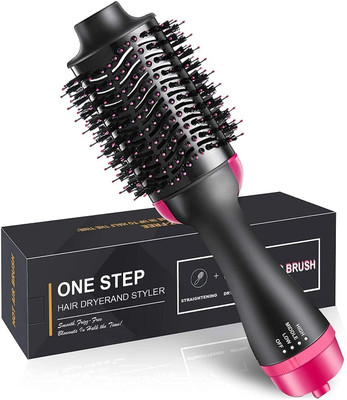 Uniquecartel Hot Air Brush 2 in 1 One Step Hair Dryer and Styler Volumizer for Straightening