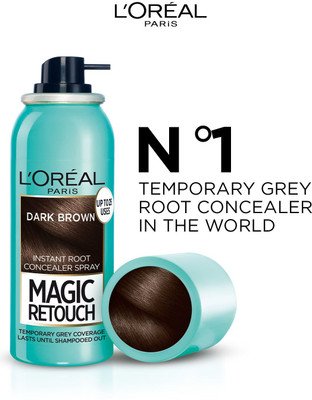 L'Oréal Paris Magic Retouch 2 Dark Brown , Dark Brown