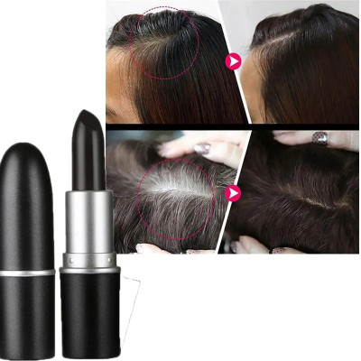 ADJD Hair Dye Instant Gray Root Coverage Color Modify Cream Stick Temporary Cover Up , black